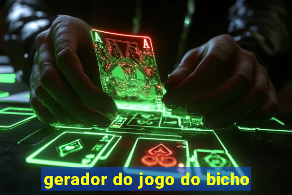 gerador do jogo do bicho